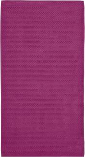 Ross Uni Handtücher Sensual Skin 9001 Zopfmuster|Duschtuch 75x140 cm| fuchsia