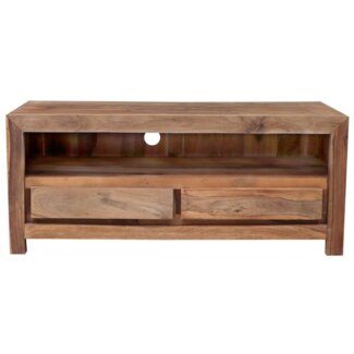 Fernsehtisch Tara 120x50x45 aus indischem Sheesham-Holz