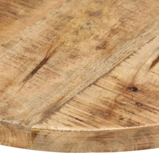 vidaXL Tischplatte Massivholz Mango Rund 25-27 mm 50 cm 286005