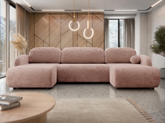 Wohnlandschaft Drinoz U (Farbe: Sereno 687)