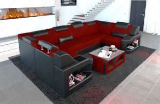 Sofa Dreams Wohnlandschaft Polster Design Stoffsofa Padua U Form M Mikrofaser Stoff Sofa, Couch wahlweise mit Bettfunktion