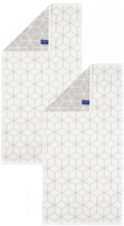 2 Stück Villeroy & Boch Handtuch Coordinates 2557-76 white 50x100