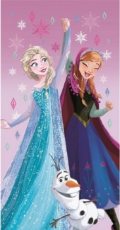 Disney Strandtuch Frozen Strandtuch – Weiches & saugstarkes Badehandtuch 70x140 cm