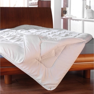 Bestlivings 4-Jahreszeitenbett Steppbett, Füllung: Klimafaser (100% Polyester), Bettdecke 155x220cm, Allergiker geeignet - waschbar bei 60°C
