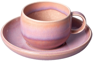 like. by Villeroy & Boch Perlemor Coral Kaffeetasse mit Untertasse 190 ml - DS