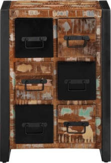 vidaXL Sideboard 50x35x70 cm Altholz Massiv 4013586