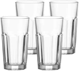 Leonardo ROCK Longdrinkglas XL 540 ml 4er Set