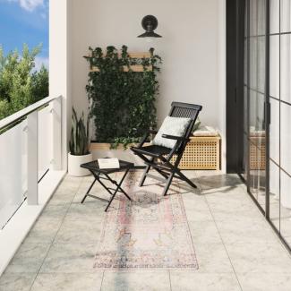 vidaXL Teppich ARBIZU Indoor und Outdoor Vintage-Design 80x250 cm