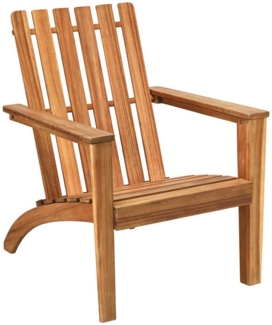 COSTWAY Gartenstuhl Adirondack Stuhl, 68x73x85cm, belastbar bis 160kg, Holz