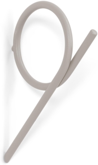 Spinder TUBA Medium Wandhaken - Skandinavisches Design, Stahl, Taupe