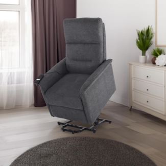 Raburg TV-Sessel Fernsehsessel mit Aufstehhilfe, Relaxsessel mit Liegefunktion, Anton, elektrisch mit Fernbedienung, 1 Motoren, bis 120 kg