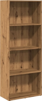 vidaXL Bücherregal Artisan-Eiche 60x30x152 cm Holzwerkstoff 857916