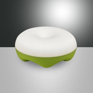 FABAS LUCE No. 3509-30-155 LED Akku Tischleuchte Bluma weiß grün 17 cm dimmbar