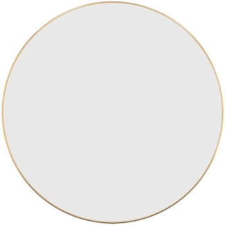 vidaXL Wandspiegel Golden Ø 60 cm Rund 348182