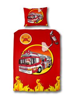 Vipack Feuerwehrmann Bettwäsche 140 x 200 cm