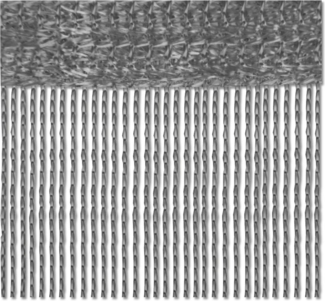 Fadenvorhang 140x240 Fadengardine Insektenschutz Raumteiler Auswahl: anthrazit - dunkelgrau
