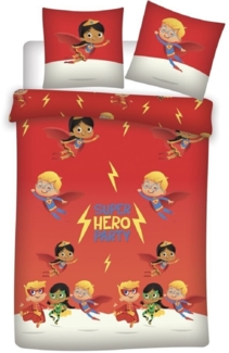 Bettwäsche-Set – 1x Deckenbezug 140x200 & 1x Kissenbezug 65x65 cm für Kinder