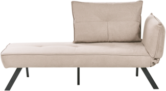 Rechtsseitige Chaiselounge ROCAMADOUR Stoff Taupe