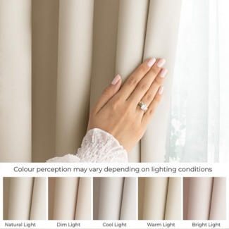 Restilo Gardine Gardine Ösen Vorhang Ösenvorhang Einfarbig Verdunkelnd (1 St), Ösen, verdunkelnd, Polyestertextilien