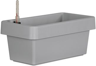 Geli Bewässerungsblumenkasten Viva Kunststoff betongrau 40 cm