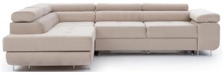 Anton, Ecksofa, Eckcouch, Beige