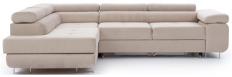 Anton, Ecksofa, Eckcouch, Beige