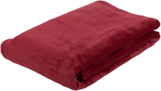 Wohndecke Memphis, Gözze, in tollen Unifarben, Kuscheldecke