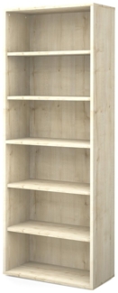 Büro-Regal vito Vary, Holzwerkstoff, Holzfarben, 82 x 218 x 40 cm