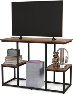 KOMFOTTEU TV-Regal, Konsolentisch bis zu 50 Zoll, 108 x 40 x 65 cm