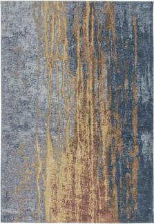 Kayoom Teppich Blaze 300 Beige / Blau 115cm x 170cm