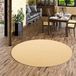 Snapstyle Sisalteppich Sisal Natur Teppich Rund, Rund, Höhe: 6 mm