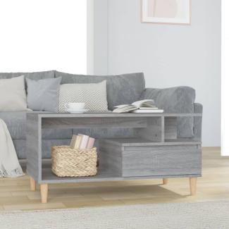 vidaXL Couchtisch Grau Sonoma 90 x 49 x 45 cm Holzwerkstoff [819618]