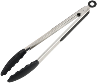 KESPER 90354 Küchen- & Grillzange 30 cm, Edelstahl und Kunststoff