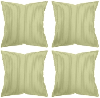 Amilian Kissenhüllen - 4er Set Kissenbezug - Zierkissenbezüge - Kissenbezüge, (4 Stück)