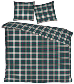 mistral home Bettwäsche 135x200 cm, Bristol Classic Winter Kariert, Flanell, 2 teilig, mit klassisch schickem Karo Design