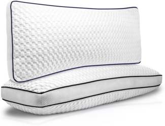Gentle North Microfaserkissen Hochwertige Kopfkissen in Hotelqualität verschiedene Größen, Füllung: 100% Polyester, Seitschläfer, Rückenschläfer, Seitenschläfer, Bauchschläfer, 1- oder 2-tlg, Reißverschluss für Füllung, waschbar, Made in EU, allergiker...