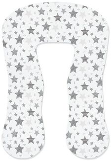 Amilian Stillkissenbezug 330 cm - Kissenbezug für XXL Stillkissen, Seitenschläferkissen, Ersatzbezug für Schwangerschaftskissen - 100 % Baumwolle