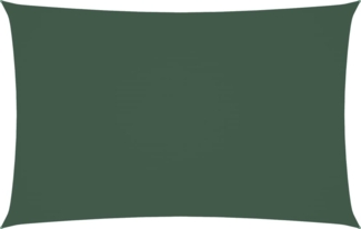 vidaXL Sonnensegel Oxford-Gewebe Rechteckig 2x4,5 m Dunkelgrün 135478