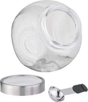 APS Vorratsdose 636 Durchmesser 20cm 3l Glas +Löffel