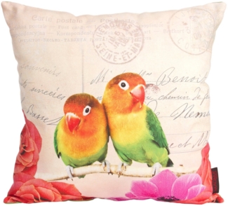 HTI-Living Dekokissen Dekokissen 45x45 Papagei, Sofakissen Kuschelkissen