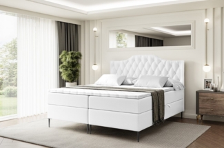 ALTDECOR Boxbett VILA-1-F (Multipocket-Matratze H4, H3 Matratze Bonellfederung, Topper, Kopfteil)