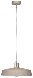 EGLO Hängeleuchte VALDIOLA Pendellampe, Stahl, IP20, E27, Wohnzimmerlampe, Flurlampe, ohne Leuchtmittel, Esszimmerlampe aus Metall in Sandfarben und Messing-Gebürstet, E27