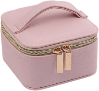 Coonoor Schmuckkasten Mehrfarbige PU-Leder Reise-tragbare und modische Schmuckschatulle