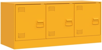 vidaXL TV-Schrank Senfgelb 99x39x44 cm Stahl 841646