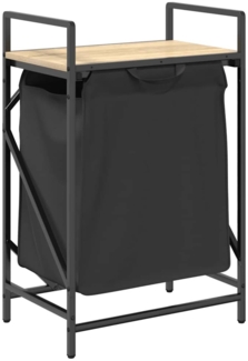 vidaXL Wäschekorb 1 Fach mit Ablage Sonoma-Eiche 859071