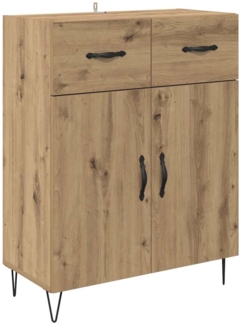 vidaXL Sideboard Artisan-Eiche 69,5 x 34 x 90 cm Holzwerkstoff 882273