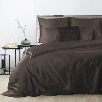 Eurofirany Bettwäsche Bettwäschegarnitur Ehebett mit Seidenglanz Makosatin Satinbaumwolle, Baumwolle, Hochwertige Bettwäsche, klassisch, musterlos