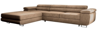 MOEBLO Ecksofa BUZZ TWIN, mit Schlaffunktion, mit Bettkasten Funktionalität Polsterecke, Modulares Sofa Hochwertige Materialien, (BxHxT):275x90x202 cm