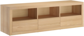 Fernsehboard TV-Element Lowboard TV-Schrank 160 x 44 x 50 Buche lackiert 90.51-16
