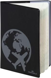 DURABLE Reisepasshülle 189x129 mm RFID SECURE schwarz